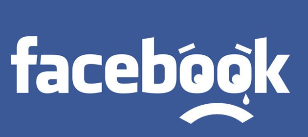 sad facebook logo